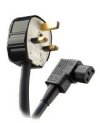 UK to C13 Right Angle Mains Lead